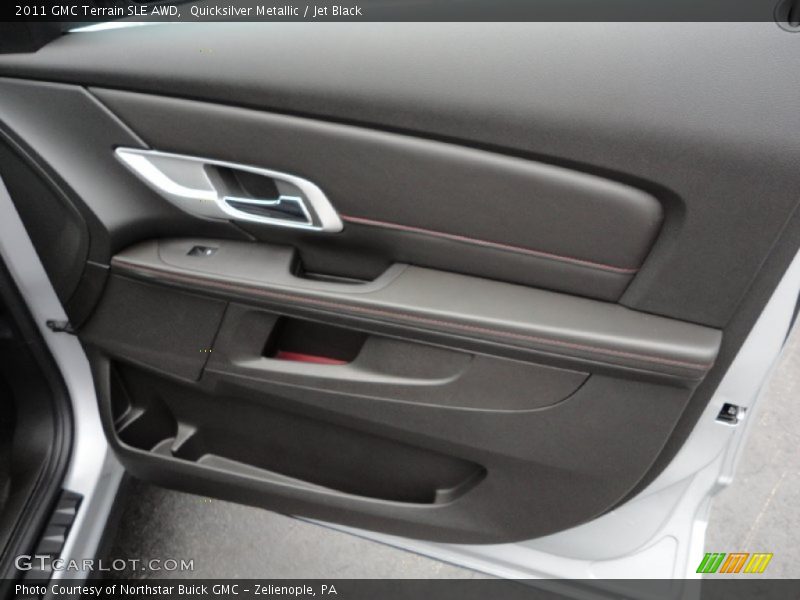Quicksilver Metallic / Jet Black 2011 GMC Terrain SLE AWD