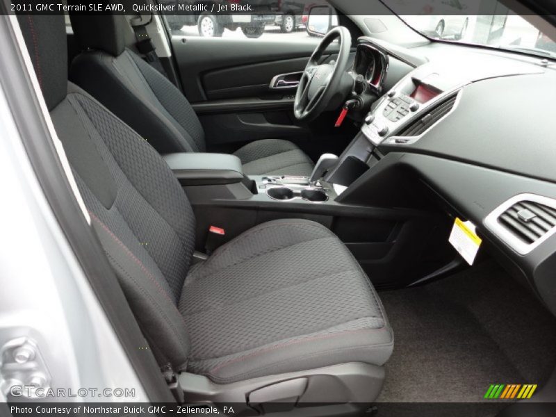 Quicksilver Metallic / Jet Black 2011 GMC Terrain SLE AWD