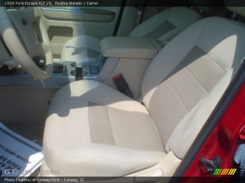 Redfire Metallic / Camel 2008 Ford Escape XLT V6