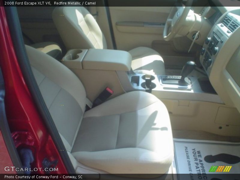 Redfire Metallic / Camel 2008 Ford Escape XLT V6
