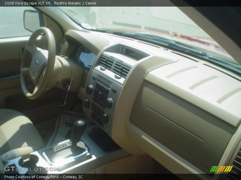 Redfire Metallic / Camel 2008 Ford Escape XLT V6
