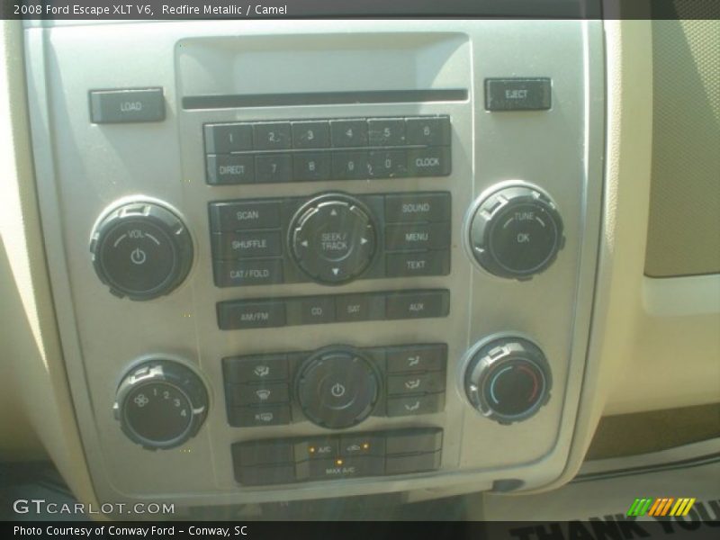 Redfire Metallic / Camel 2008 Ford Escape XLT V6