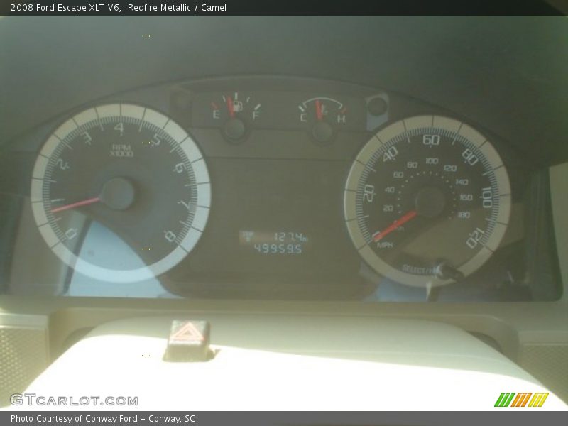 Redfire Metallic / Camel 2008 Ford Escape XLT V6