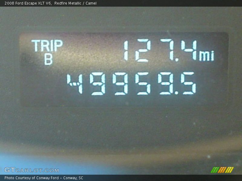 Redfire Metallic / Camel 2008 Ford Escape XLT V6