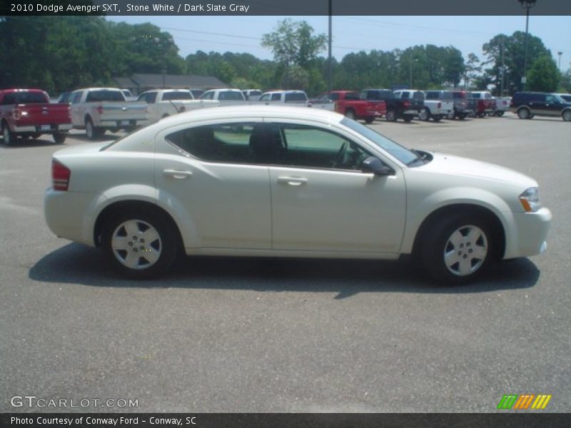 Stone White / Dark Slate Gray 2010 Dodge Avenger SXT