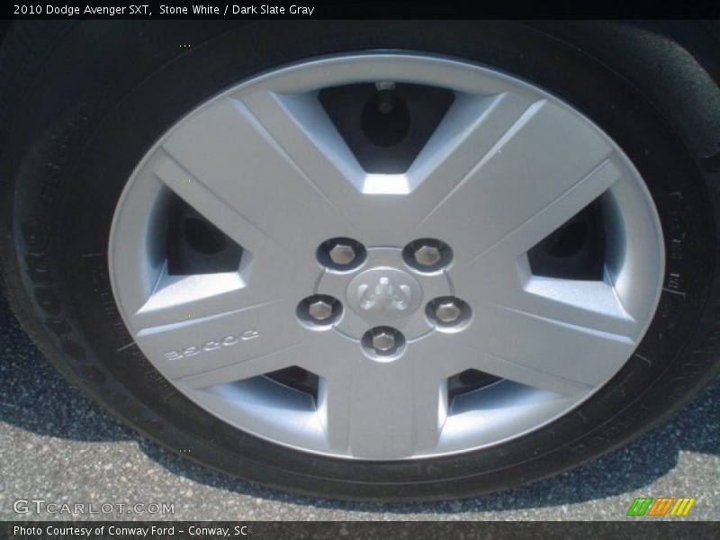 Stone White / Dark Slate Gray 2010 Dodge Avenger SXT