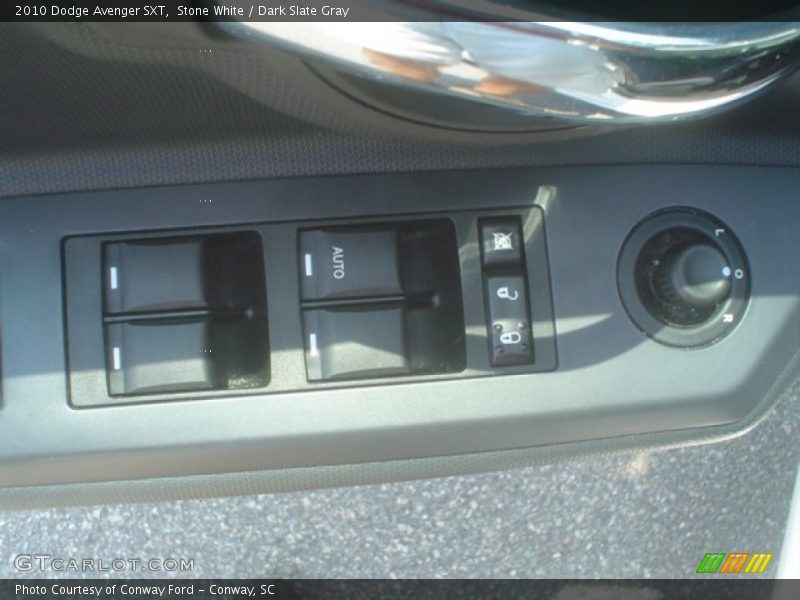 Stone White / Dark Slate Gray 2010 Dodge Avenger SXT