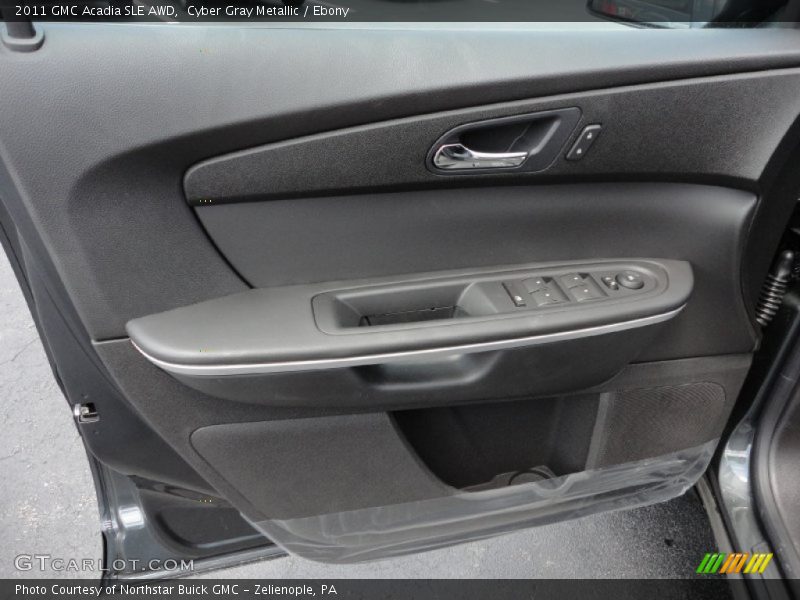 Cyber Gray Metallic / Ebony 2011 GMC Acadia SLE AWD