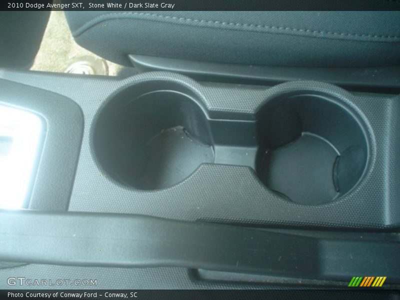 Stone White / Dark Slate Gray 2010 Dodge Avenger SXT