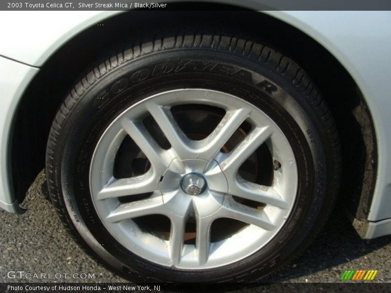 Silver Streak Mica / Black/Silver 2003 Toyota Celica GT