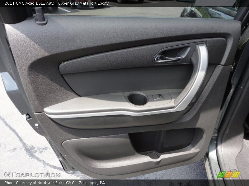 Cyber Gray Metallic / Ebony 2011 GMC Acadia SLE AWD