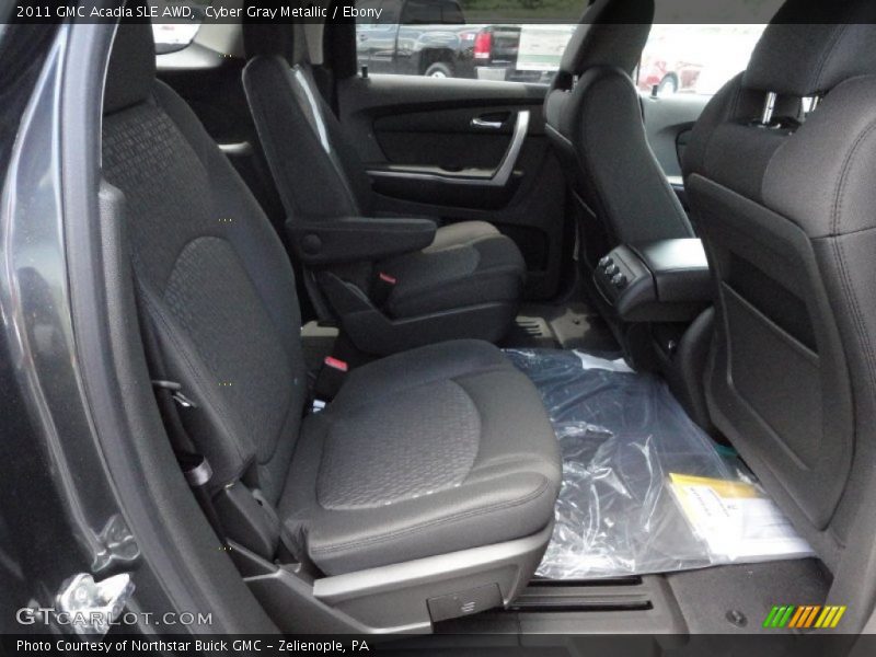 Cyber Gray Metallic / Ebony 2011 GMC Acadia SLE AWD