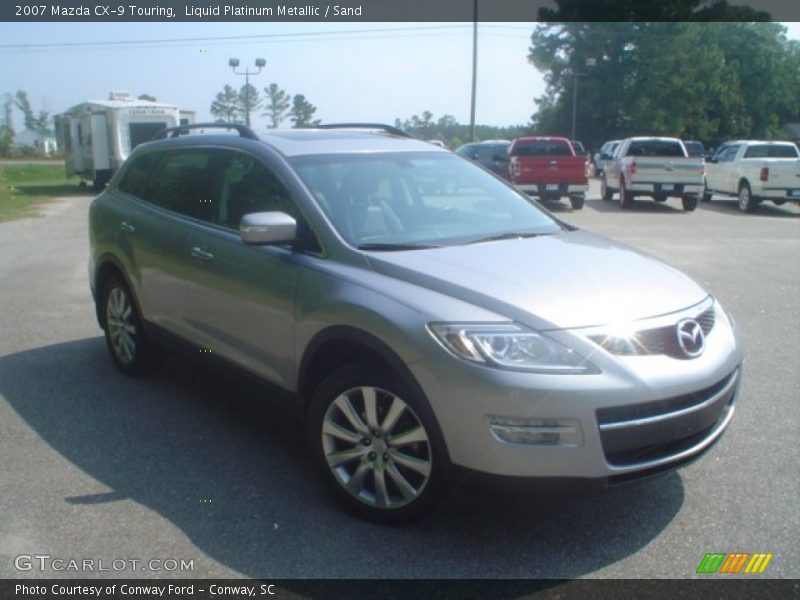 Liquid Platinum Metallic / Sand 2007 Mazda CX-9 Touring