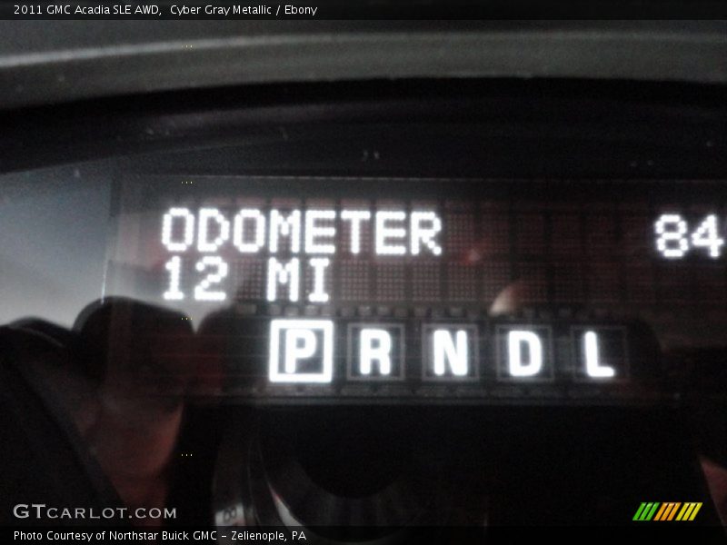 Cyber Gray Metallic / Ebony 2011 GMC Acadia SLE AWD