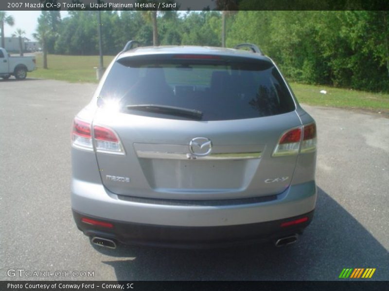 Liquid Platinum Metallic / Sand 2007 Mazda CX-9 Touring
