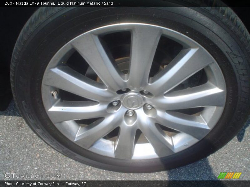 Liquid Platinum Metallic / Sand 2007 Mazda CX-9 Touring