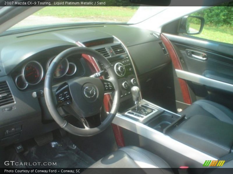 Liquid Platinum Metallic / Sand 2007 Mazda CX-9 Touring