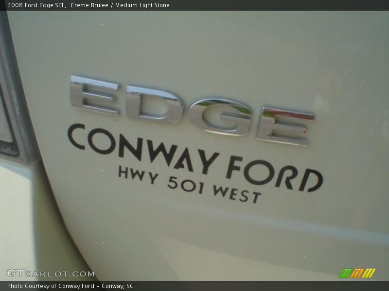 Creme Brulee / Medium Light Stone 2008 Ford Edge SEL