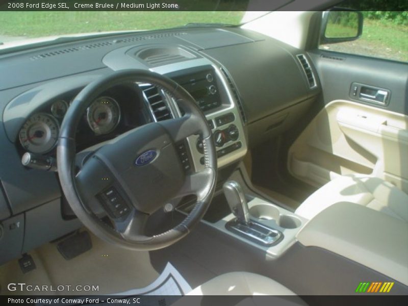 Creme Brulee / Medium Light Stone 2008 Ford Edge SEL