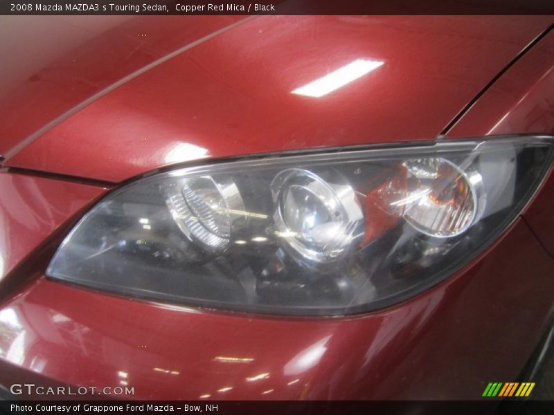 Copper Red Mica / Black 2008 Mazda MAZDA3 s Touring Sedan
