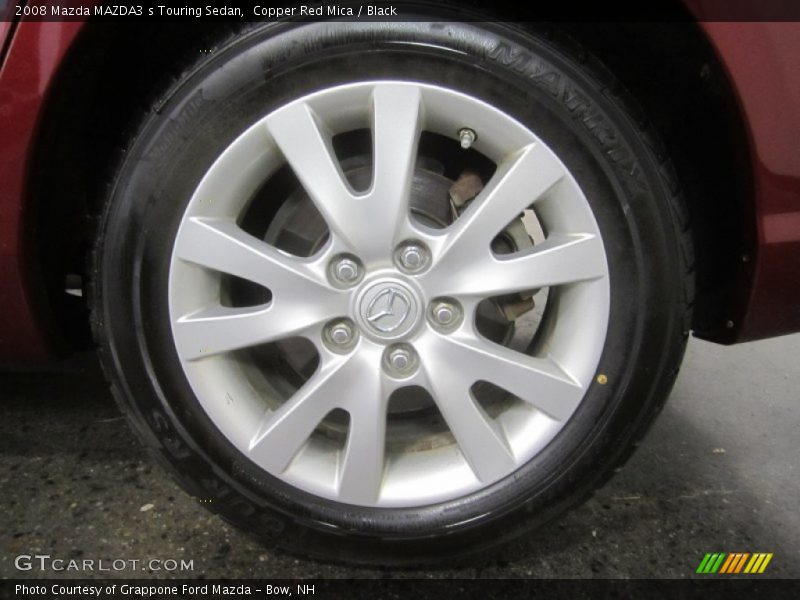 Copper Red Mica / Black 2008 Mazda MAZDA3 s Touring Sedan