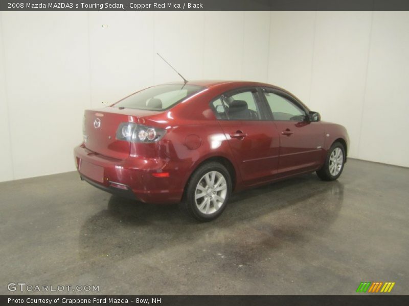 Copper Red Mica / Black 2008 Mazda MAZDA3 s Touring Sedan