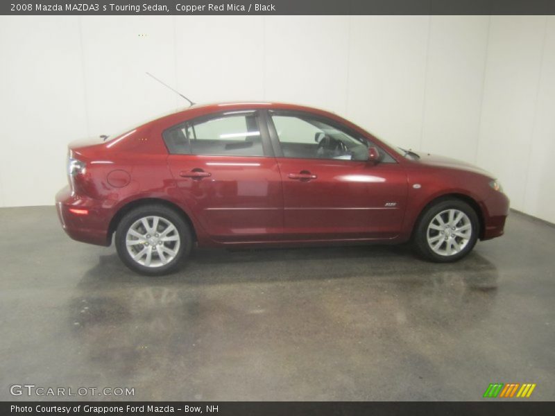 Copper Red Mica / Black 2008 Mazda MAZDA3 s Touring Sedan