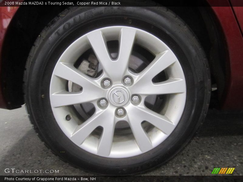 Copper Red Mica / Black 2008 Mazda MAZDA3 s Touring Sedan