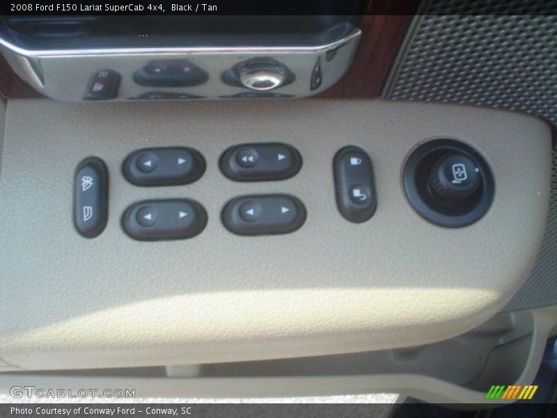 Black / Tan 2008 Ford F150 Lariat SuperCab 4x4