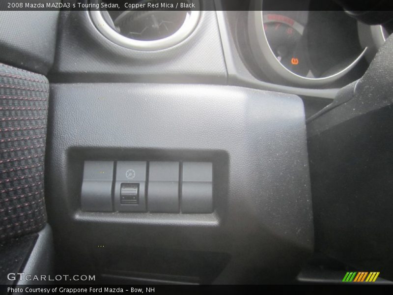Copper Red Mica / Black 2008 Mazda MAZDA3 s Touring Sedan