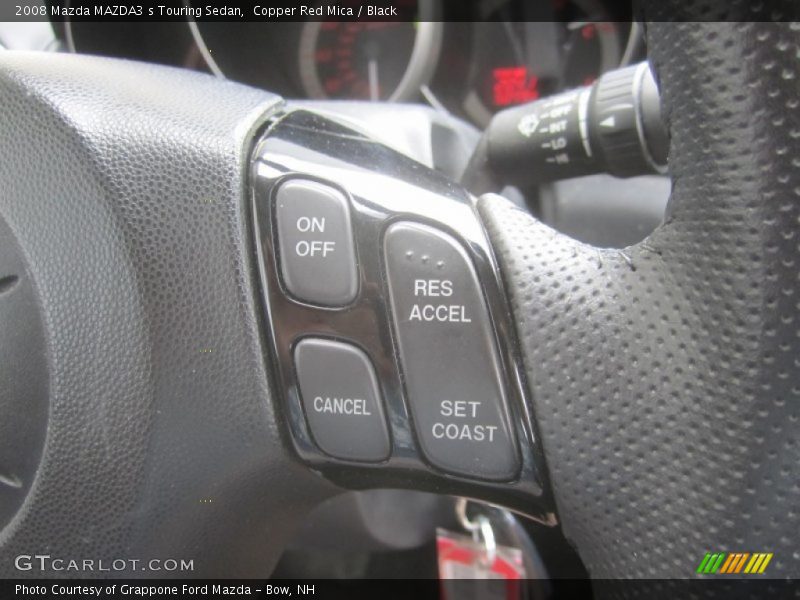 Copper Red Mica / Black 2008 Mazda MAZDA3 s Touring Sedan