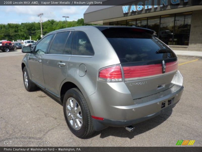 Vapor Silver Metallic / Medium Light Stone 2008 Lincoln MKX AWD