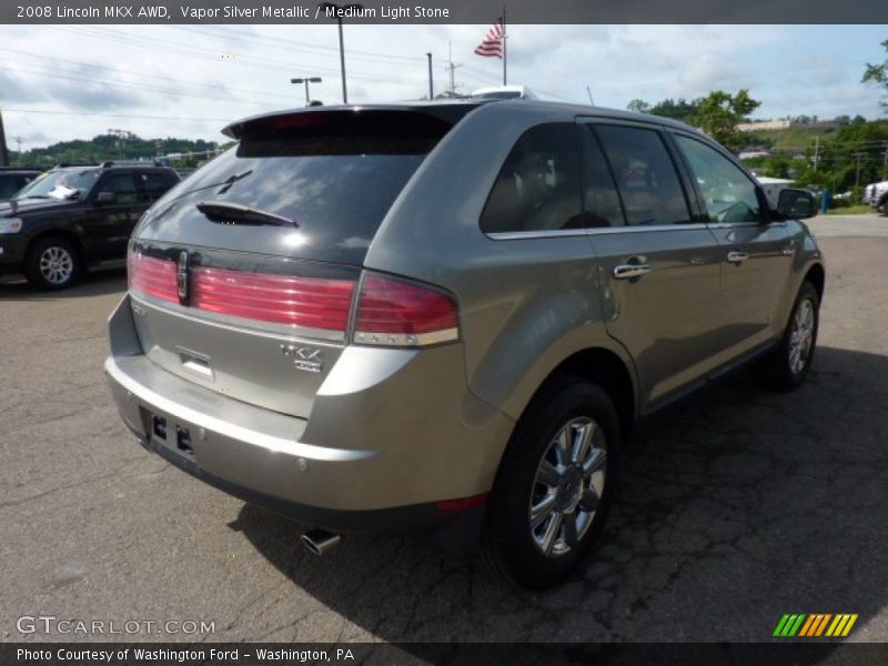 Vapor Silver Metallic / Medium Light Stone 2008 Lincoln MKX AWD