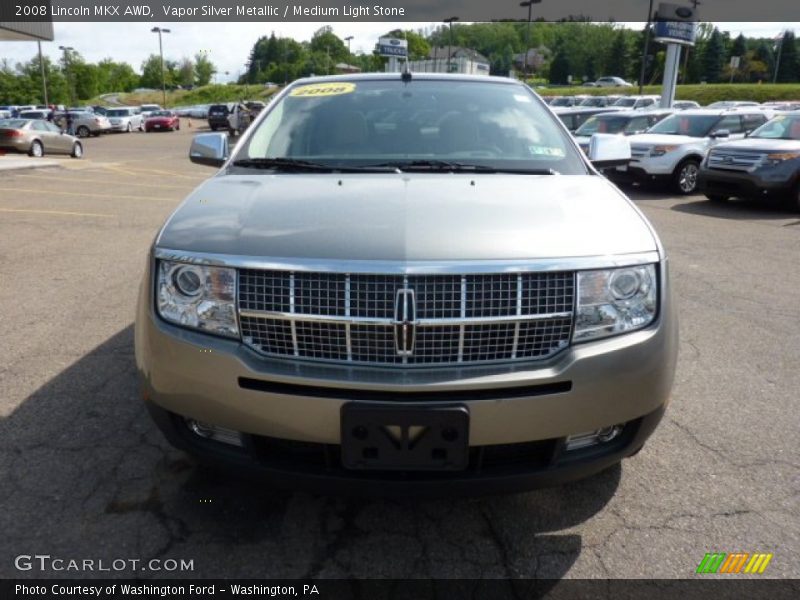 Vapor Silver Metallic / Medium Light Stone 2008 Lincoln MKX AWD