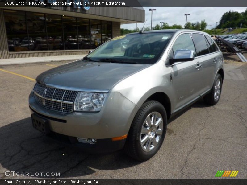Vapor Silver Metallic / Medium Light Stone 2008 Lincoln MKX AWD