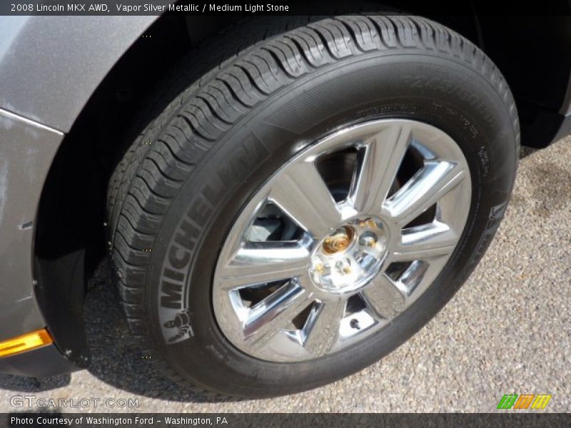 Vapor Silver Metallic / Medium Light Stone 2008 Lincoln MKX AWD