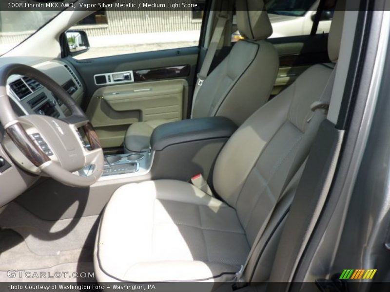 Vapor Silver Metallic / Medium Light Stone 2008 Lincoln MKX AWD