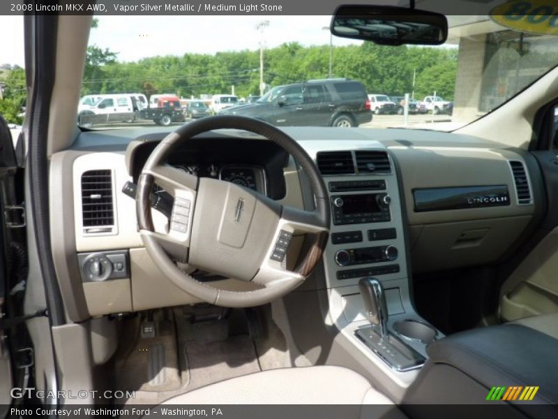 Vapor Silver Metallic / Medium Light Stone 2008 Lincoln MKX AWD