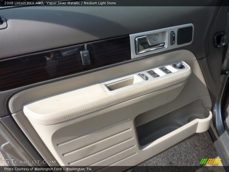 Vapor Silver Metallic / Medium Light Stone 2008 Lincoln MKX AWD