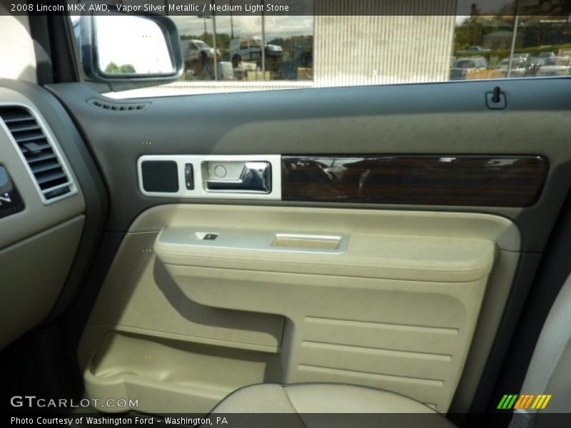 Vapor Silver Metallic / Medium Light Stone 2008 Lincoln MKX AWD