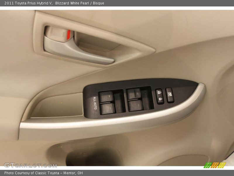 Blizzard White Pearl / Bisque 2011 Toyota Prius Hybrid V