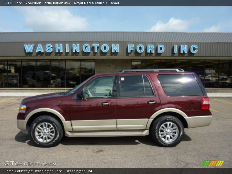 Royal Red Metallic / Camel 2010 Ford Expedition Eddie Bauer 4x4