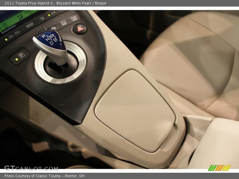 Blizzard White Pearl / Bisque 2011 Toyota Prius Hybrid V
