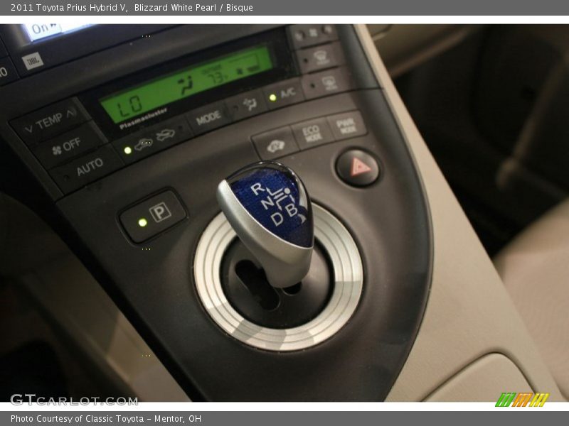 Blizzard White Pearl / Bisque 2011 Toyota Prius Hybrid V
