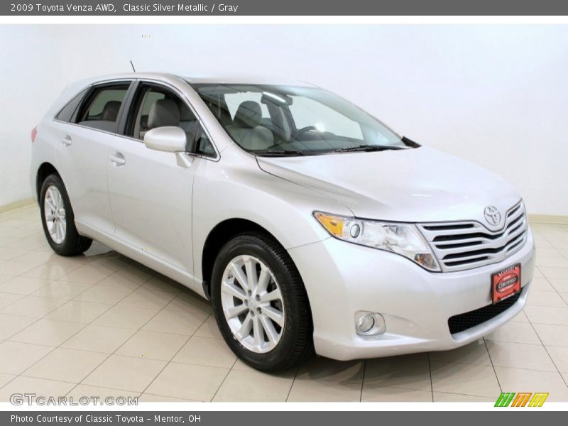 Classic Silver Metallic / Gray 2009 Toyota Venza AWD