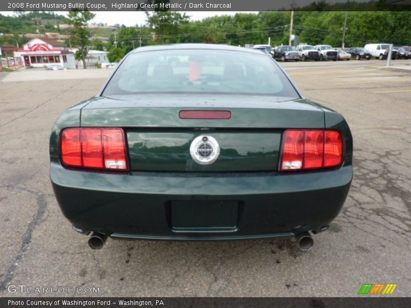 2008 Mustang Bullitt Coupe Highland Green Metallic