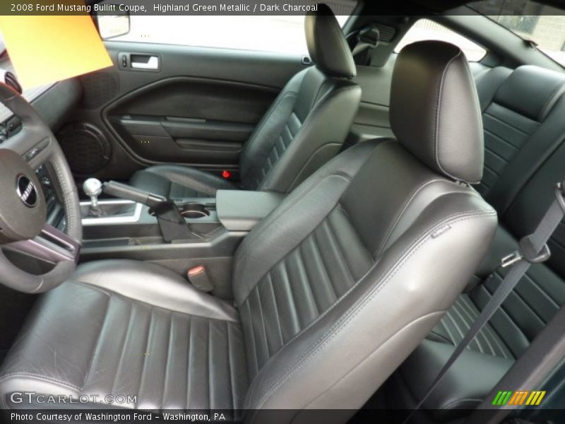  2008 Mustang Bullitt Coupe Dark Charcoal Interior