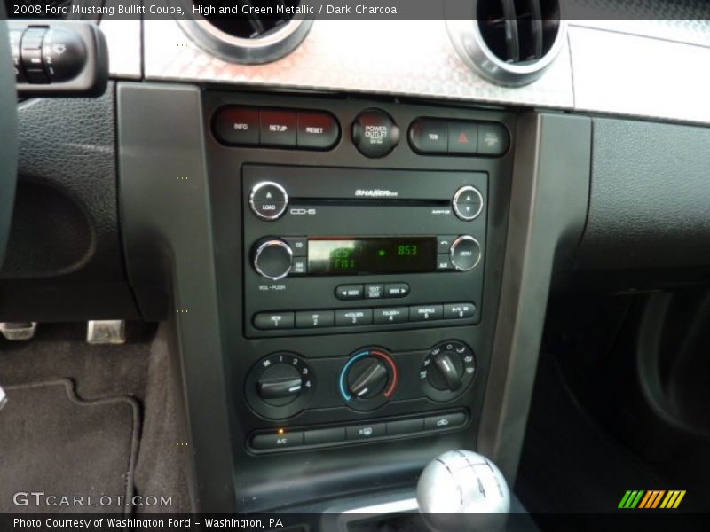 Controls of 2008 Mustang Bullitt Coupe