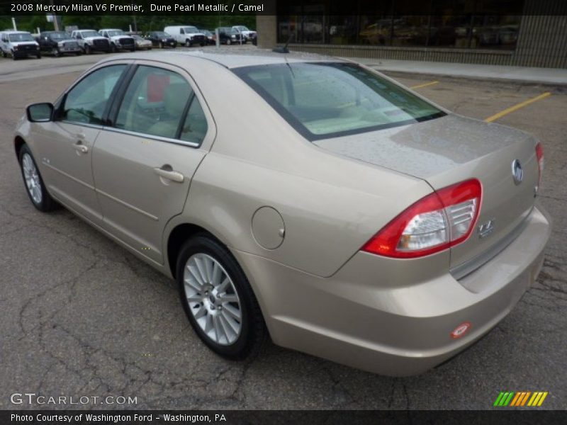 Dune Pearl Metallic / Camel 2008 Mercury Milan V6 Premier