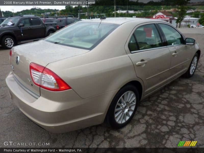 Dune Pearl Metallic / Camel 2008 Mercury Milan V6 Premier